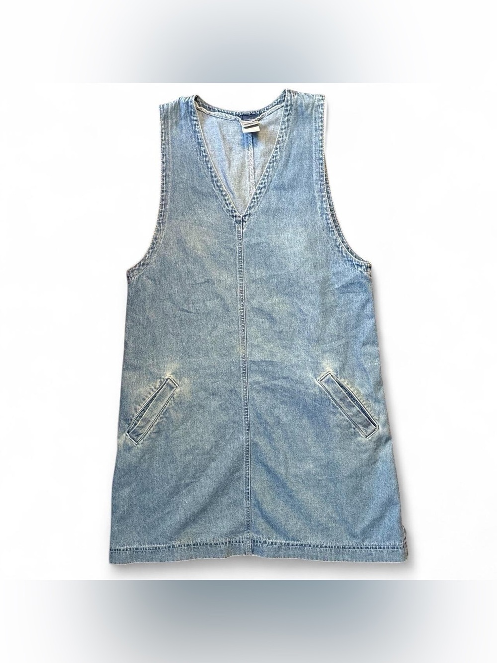 100% Cotton Vintage Denim Dress by Essentials